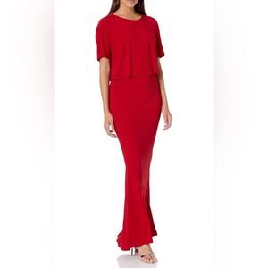 🆕 Norma Kamali Short Sleeve Boxy Top Fishtail gown